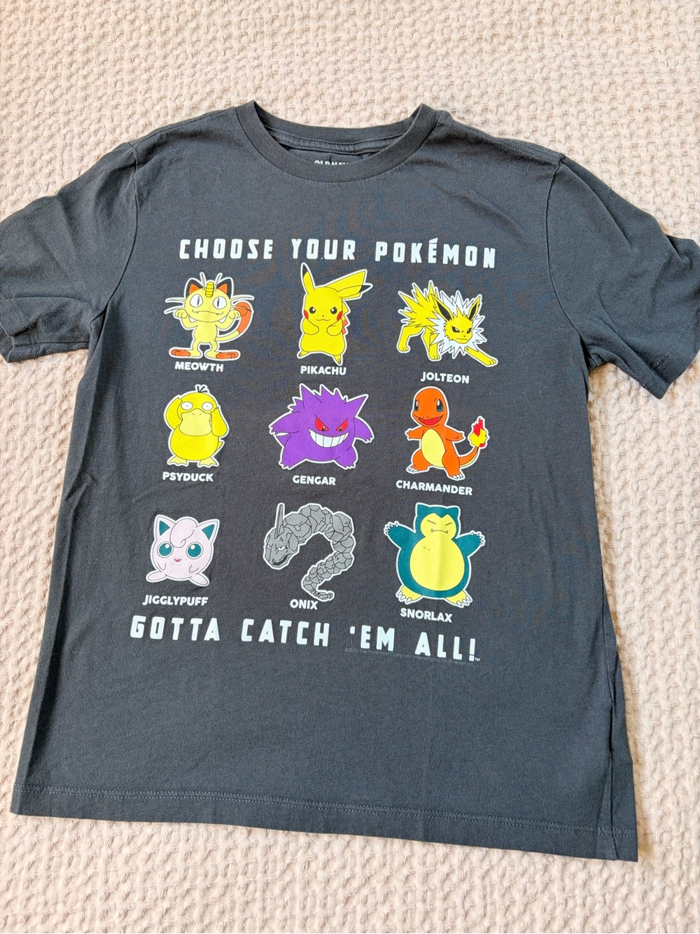 Kids' Black Pokémon 'Choose Your Pokémon' Graphic Tee